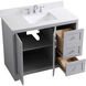 Moore 42 X 22 X 34 inch Grey Vanity Sink Set