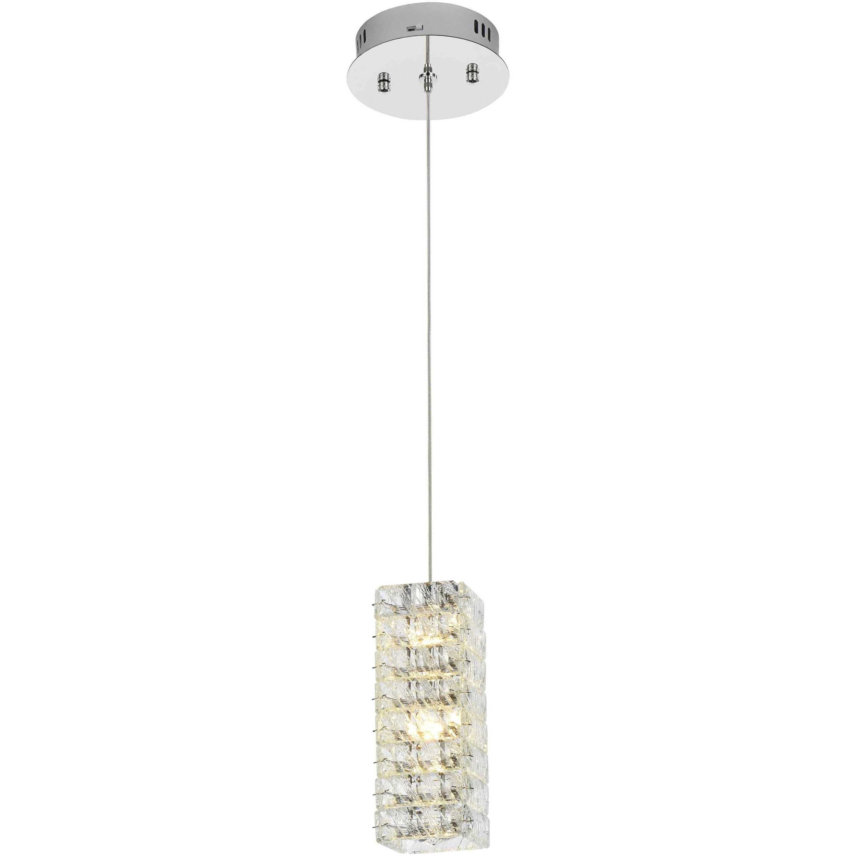 Aston 1 Light 6.5 inch Chrome Pendant Ceiling Light