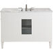 Park Avenue 48 X 35 inch White with Carrara White Marble Vanity Set