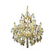 Maria Theresa 13 Light 27 inch Gold Dining Chandelier Ceiling Light in Golden Teak