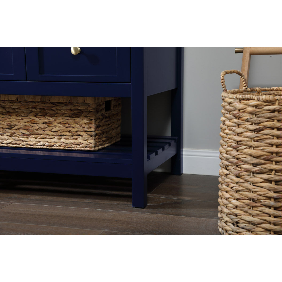 Theo 60 X 22 X 34 inch Blue Vanity Sink Set