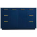 Blake 54 X 22 X 34 inch Blue Vanity Sink Set