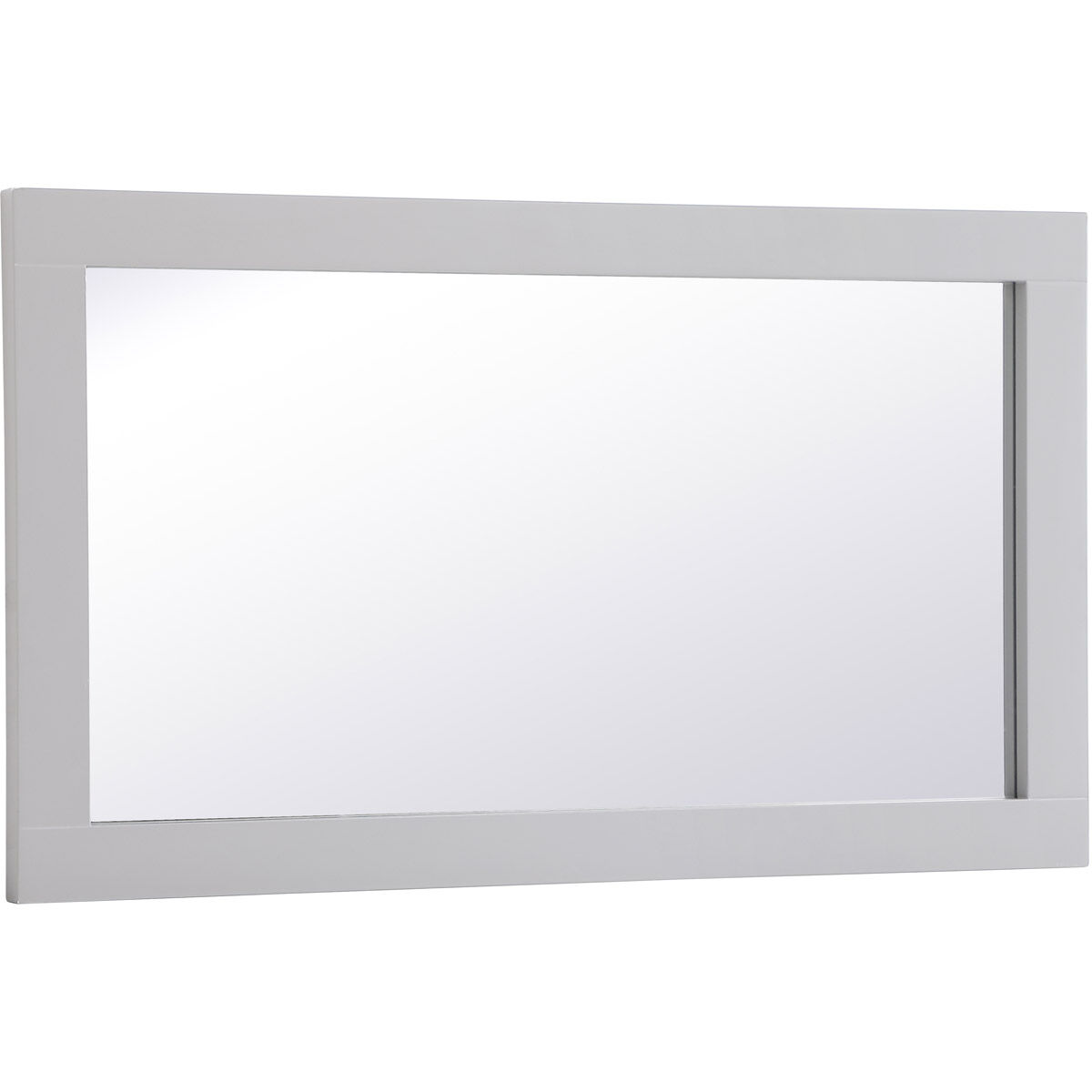Aqua 32 X 18 inch Grey Wall Mirror in Gray