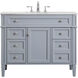 Park Avenue 42 X 21.5 X 35 inch Grey Vanity Sink Set in Gray