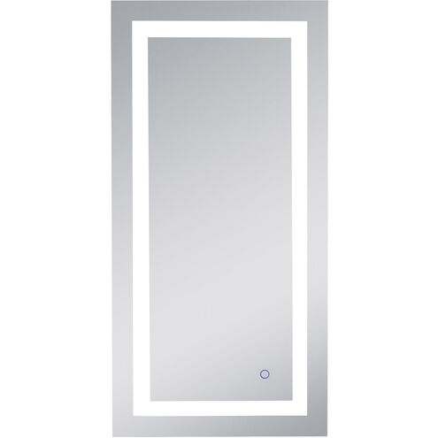 Helios 40 X 20 inch Silver Lighted Wall Mirror