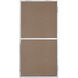 Monet 36 X 18 inch Silver Wall Mirror