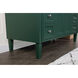 Park Avenue 48 X 22 X 35 inch Green Vanity Sink Set