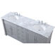 Wesley 72 X 22 X 35 inch Grey Vanity Sink Set