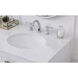 Irene 72 X 22 X 34 inch White Vanity Sink Set