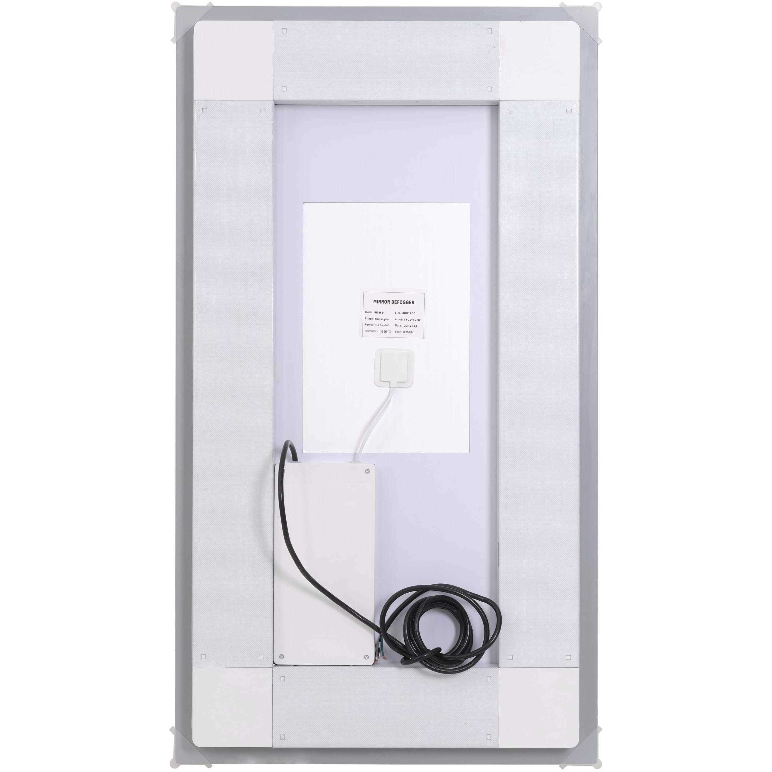 Riven 36 X 18 inch White LED Mirror