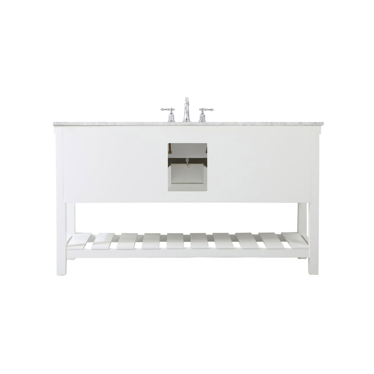 Clement 60 X 22 X 34 inch White Bathroom Vanity Cabinet