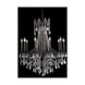Rosalia 10 Light 28 inch Dark Bronze Dining Chandelier Ceiling Light in Golden Teak, Royal Cut