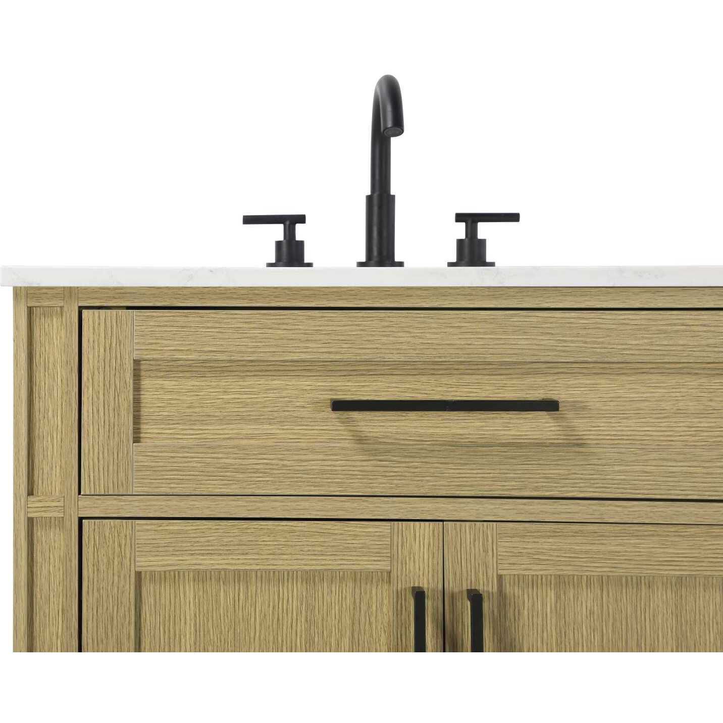 Virginia 72 X 35 inch Honey Brown Bathroom Vanity Cabinet