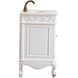 Oakland 42 X 22 X 36 inch Antique White Vanity Sink Set