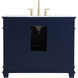 Wesley 42 X 22 X 35 inch Blue Vanity Sink Set