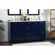 Blake 60 X 22 X 34 inch Blue Vanity Sink Set