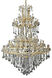 Maria Theresa 85 Light 72 inch Gold Foyer Ceiling Light in Clear, Royal Cut