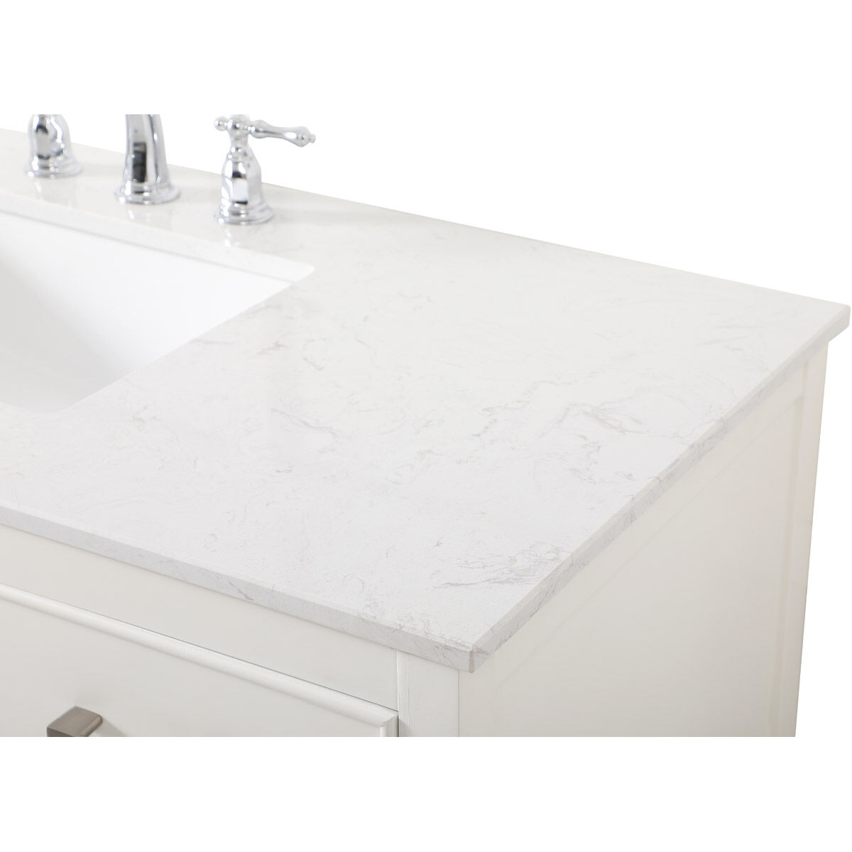 Sinclaire 48 X 22 X 34 inch White Vanity Sink Set