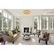 Bowen 1 Light 33.5 inch Satin Gold Flush Mount Ceiling Light