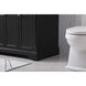 Clarence 48 X 22 X 35 inch Black Vanity Sink Set