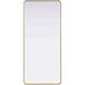 Remy 72 X 32 inch Brass Mirror