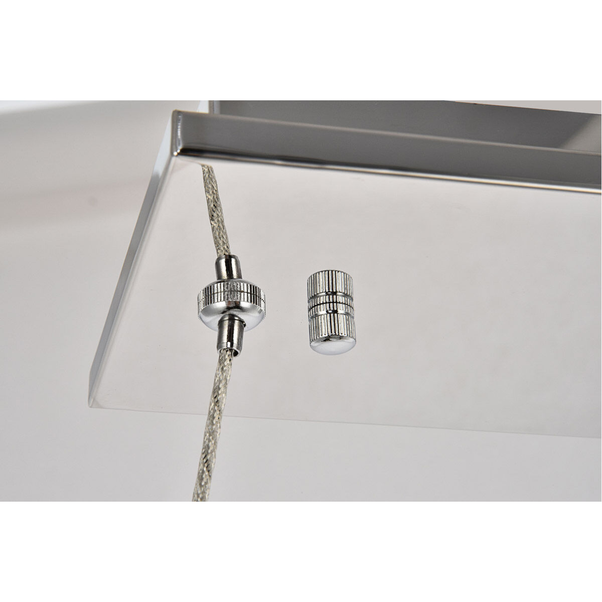 Monroe LED 31 inch Chrome Chandelier Ceiling Light