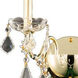 St. Francis 2 Light 13 inch Gold Wall Lamp Wall Light in Royal Cut