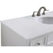 Cape Cod 48 X 21 X 35 inch Antique White Vanity Sink Set