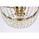 Kylie 3 Light 14 inch Brass Flush Mount Ceiling Light