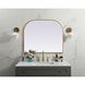 Blaire 36 X 30 inch Brass Mirror