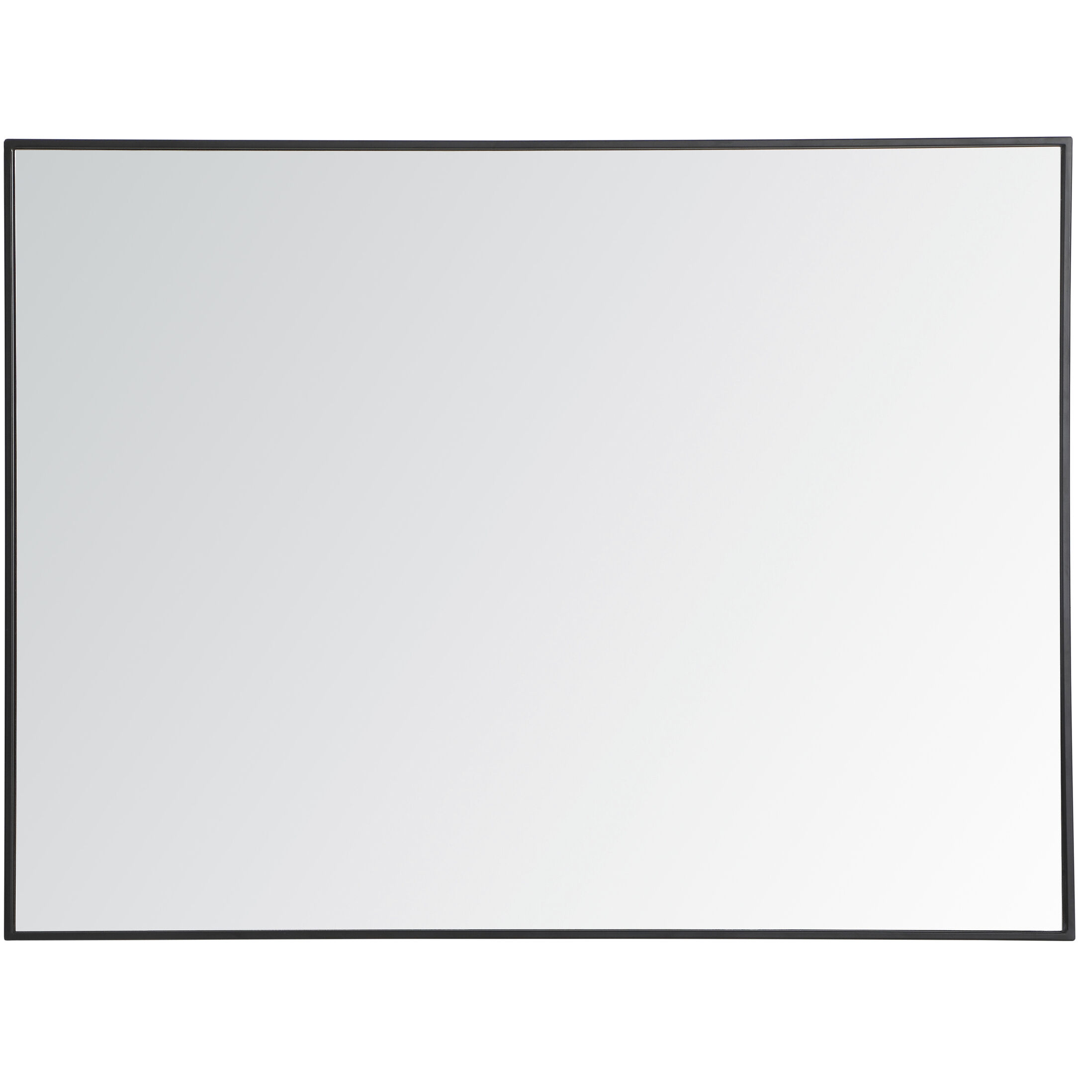 Monet 48 X 36 inch Black Wall Mirror