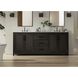 Alina 84 X 34 inch Chocolate Oak Bathroom Vanity Cabinet