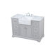 Franklin 48 X 22 X 35 inch Grey Bathroom Vanity Cabinet