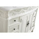 Bordeaux 48 X 22 X 36 inch Antique White Vanity Sink Set