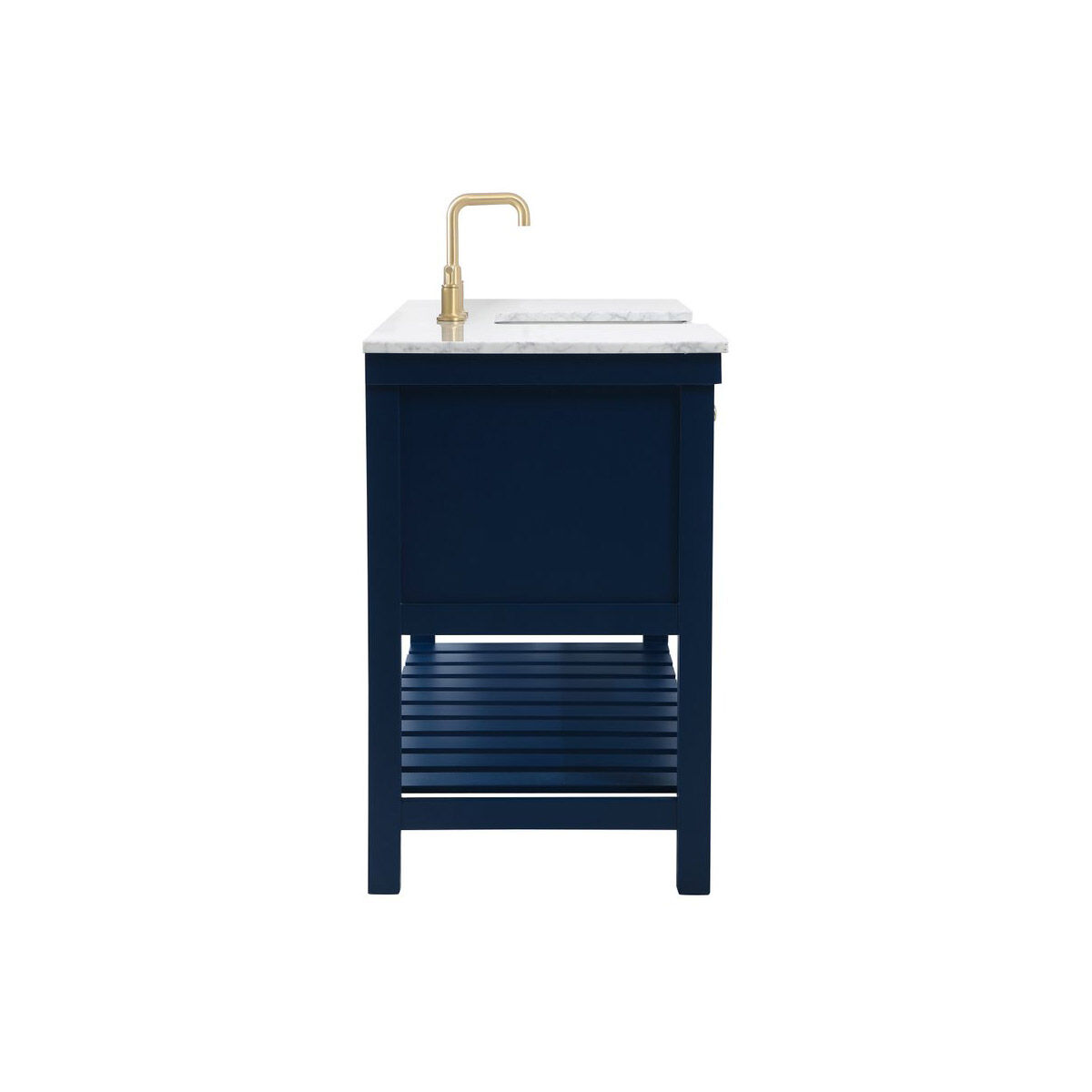 Clement 60 X 22 X 34.13 inch Blue Bathroom Vanity Cabinet