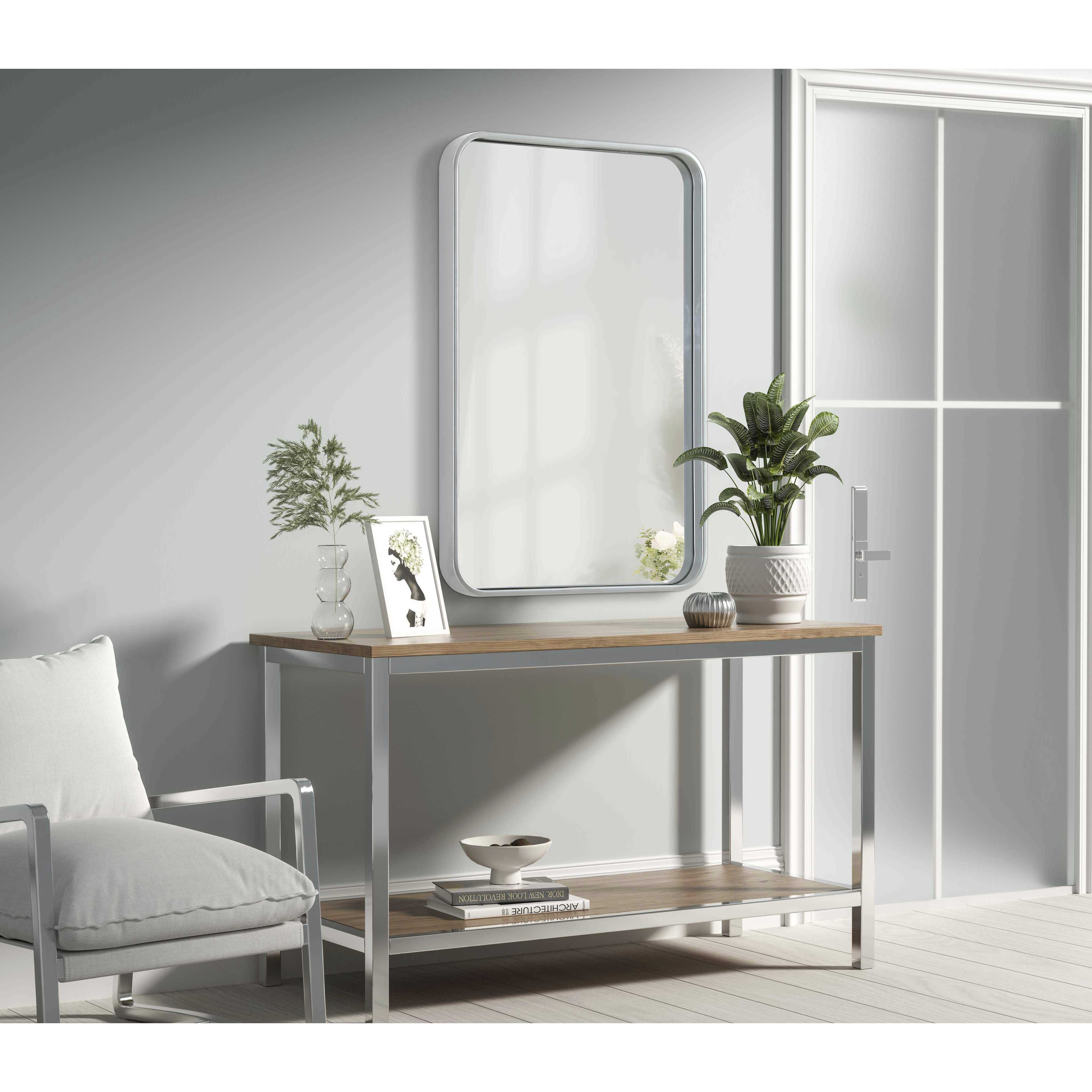 Remy 30 X 20 inch Silver Mirror