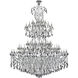 Maria Theresa 84 Light 96 inch Chrome Chandelier Ceiling Light in Silver Shade, Royal Cut 