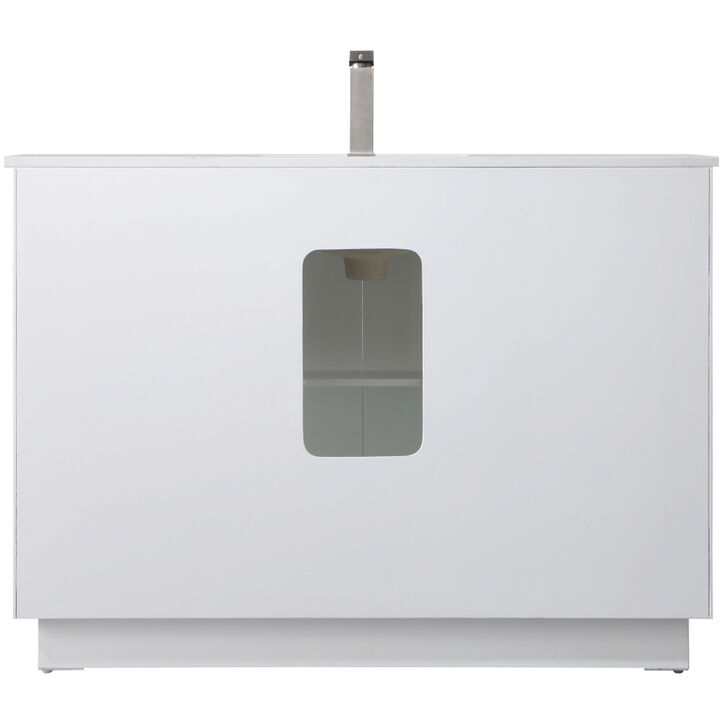 Hayes 48 X 22 X 35 inch White Vanity Sink Set