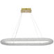 Bowen 1 Light 18 inch Satin Gold Chandelier Ceiling Light