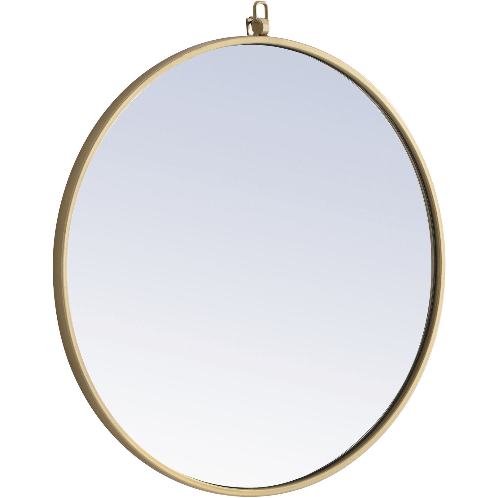 Eternity 24 X 24 inch Brass Wall Mirror