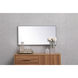 Monet 36 X 18 inch Grey Wall Mirror in Gray