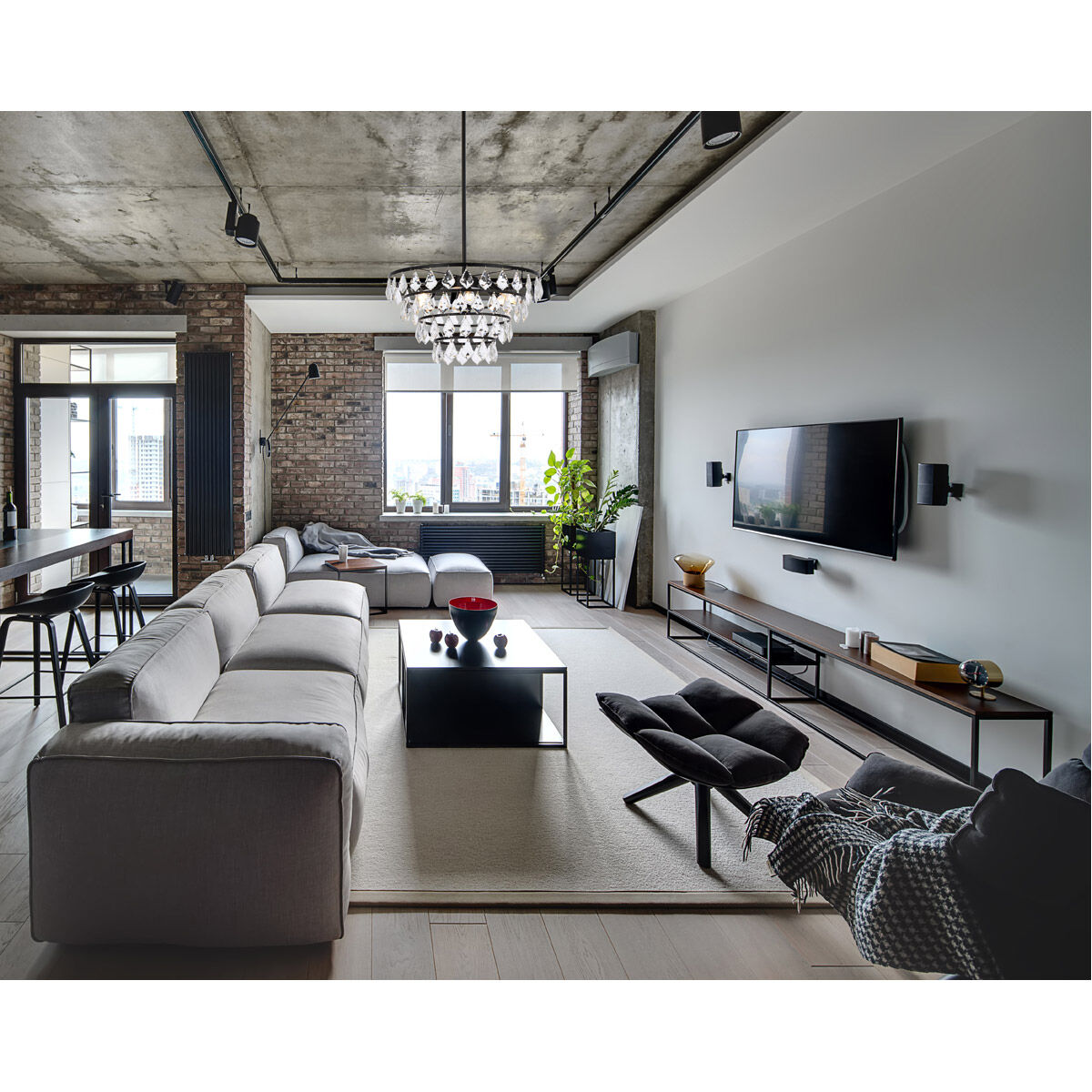 Ella 6 Light 20 inch Black Pendant Ceiling Light