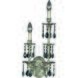 Marseille 2 Light 9 inch Pewter Wall Sconce Wall Light
