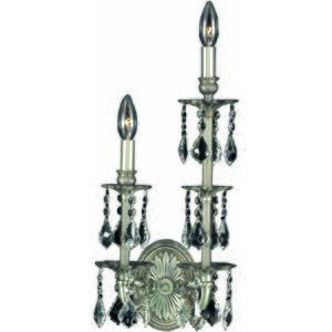 Marseille 2 Light 9 inch Pewter Wall Sconce Wall Light