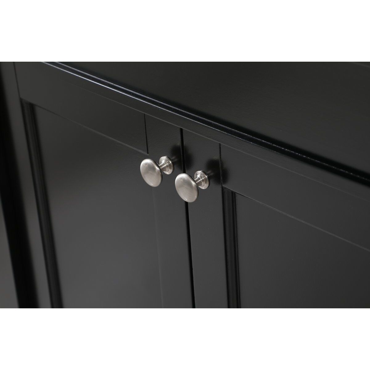 Bennett 72 X 21 X 35 inch Black Vanity Sink Set