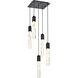 Aurora 5 Light 16 inch Black Pendant Ceiling Light