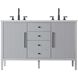 Blakely 54 X 34 inch Grey Bathroom Vanity Cabinet