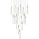 Aurora 16 Light 30 inch Black Pendant Ceiling Light