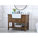 Clement 42 X 22 X 34.13 inch Driftwood Bathroom Vanity Cabinet