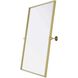 Amoura 32 X 24 inch Brass Mirror